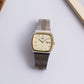 1981 Seiko Quartz Two Tone Champagne Dial Men's Wrist-Watch