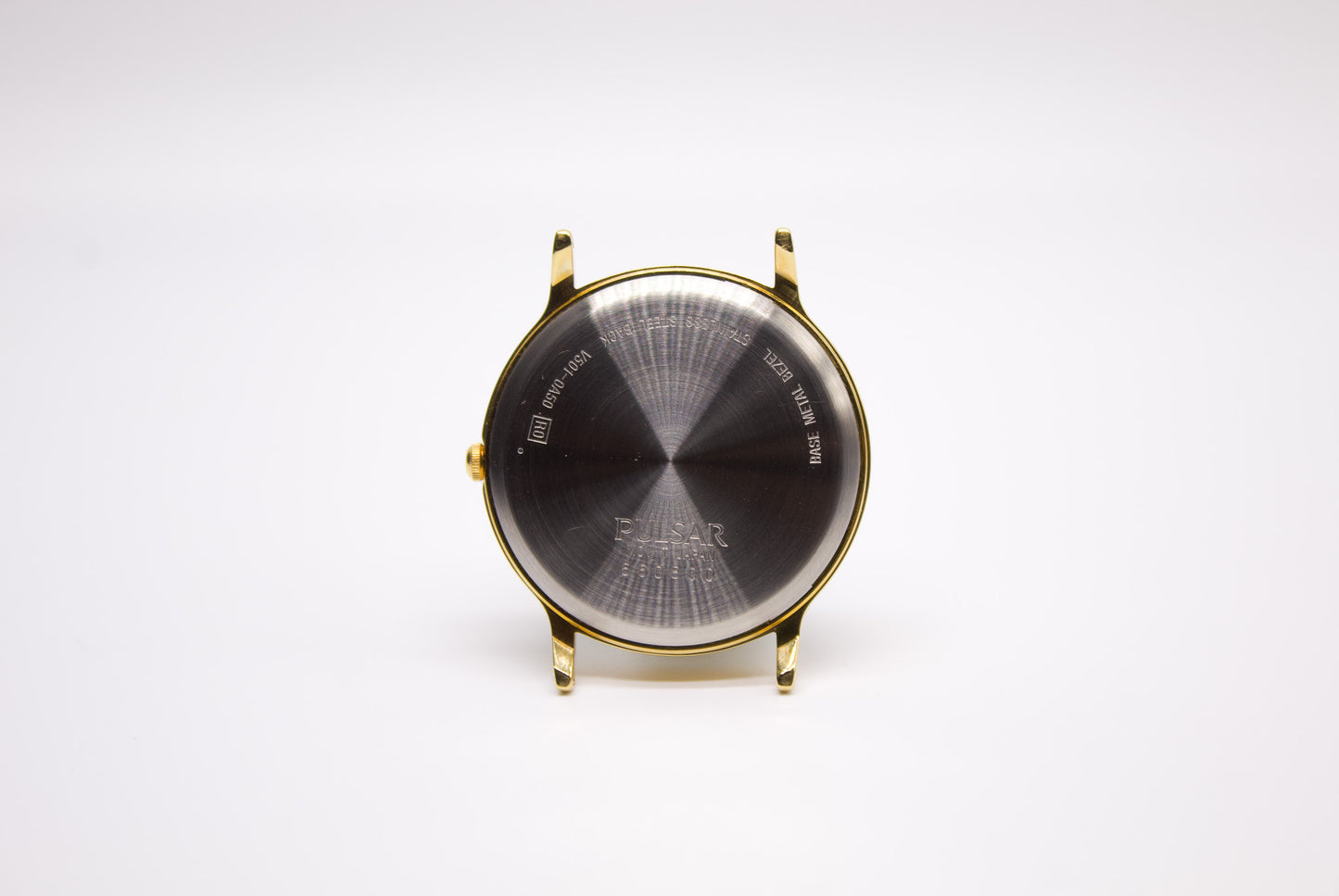 [New Old Stock] 1990s Pulsar Quartz 'Flashlight' Dial Men's Wrist-Watch W/Box & Paperwork