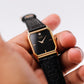 2001 Pulsar Quartz Inky Black Gemstone Dial Men's Wrist-Watch