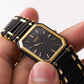 [Near Mint] 1985 Seiko Quartz Charcoal Dial Men's Two Tone Wrist-Watch