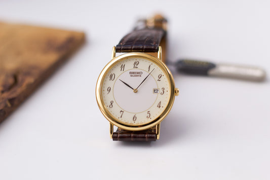 [New Old Stock] 2000 Seiko Quartz Breguet Numerals Dial Men's Wrist-Watch W/Tag