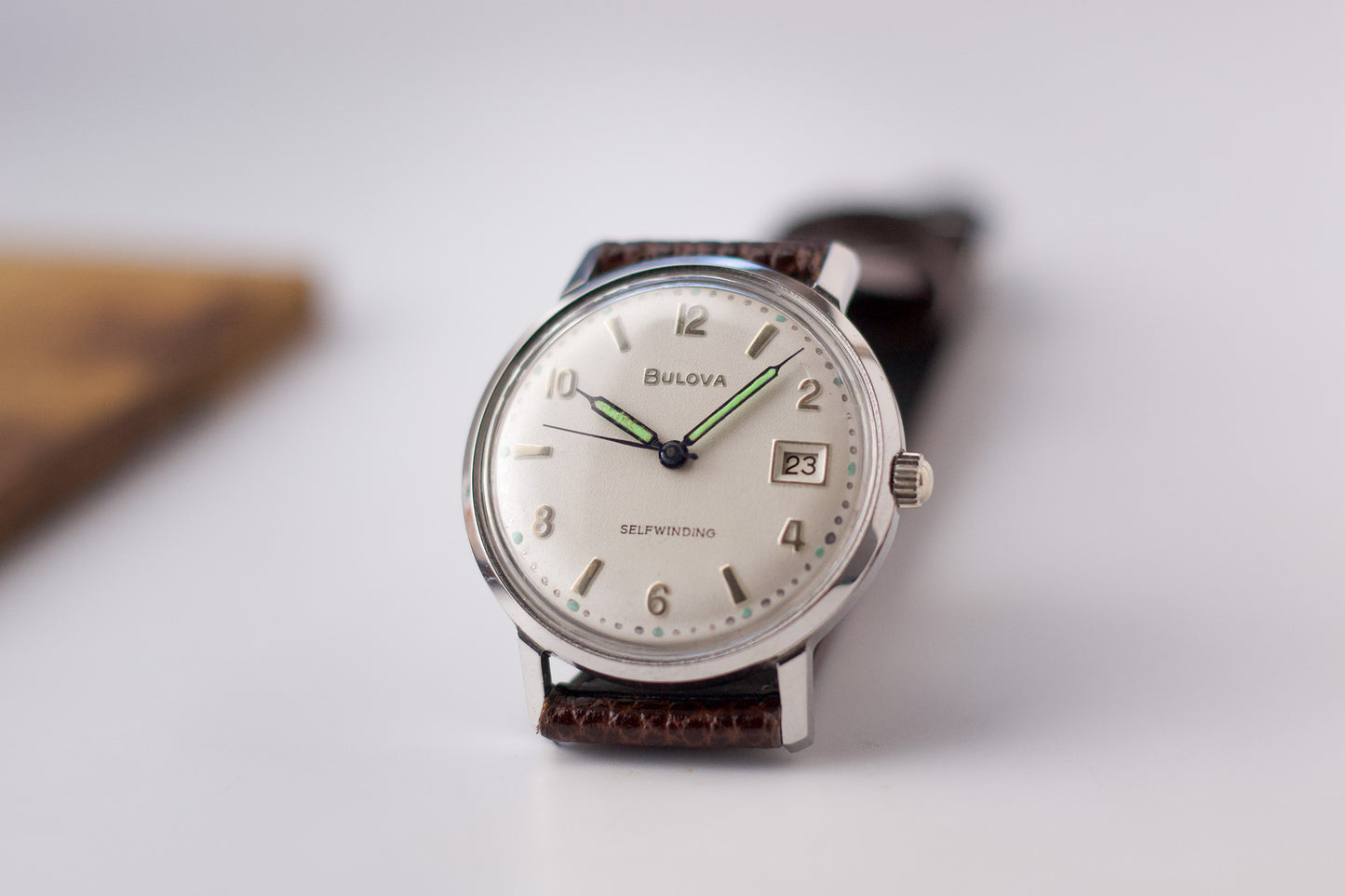 [Serviced] 1962 Bulova Automatic Sand-Dune Dial Men's Wrist-Watch