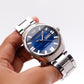 2014 Seiko Automatic Marine Blue Dial Jumbo Case Men's Wrist-Watch