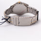 [Near Mint] 2000s Pulsar Quartz Silver Sunburst Dial Two Tone Case Men's Wrist-Watch W/Tag