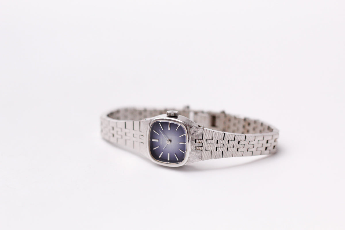 1978 Seiko Mechanical Glacier Blue Dial Ladies' Wrist-Watch