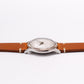 [Serviced] 1960s Baylor Mechanical Fluted Silver Dial Men's Wrist-Watch