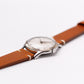 [Serviced] 1960s Baylor Mechanical Fluted Silver Dial Men's Wrist-Watch
