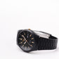 1985 Pulsar Quartz Matte Black Dial Black PVD Case Men's Wrist-Watch