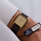 [New Old Stock] 1985 Seiko Quartz 'Tank' Men's Wrist-Watch
