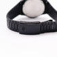 1985 Pulsar Quartz Matte Black Dial Black PVD Case Men's Wrist-Watch