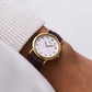 2001 Seiko Quartz Silver Breguet Numeral Dial Men's Wrist-Watch