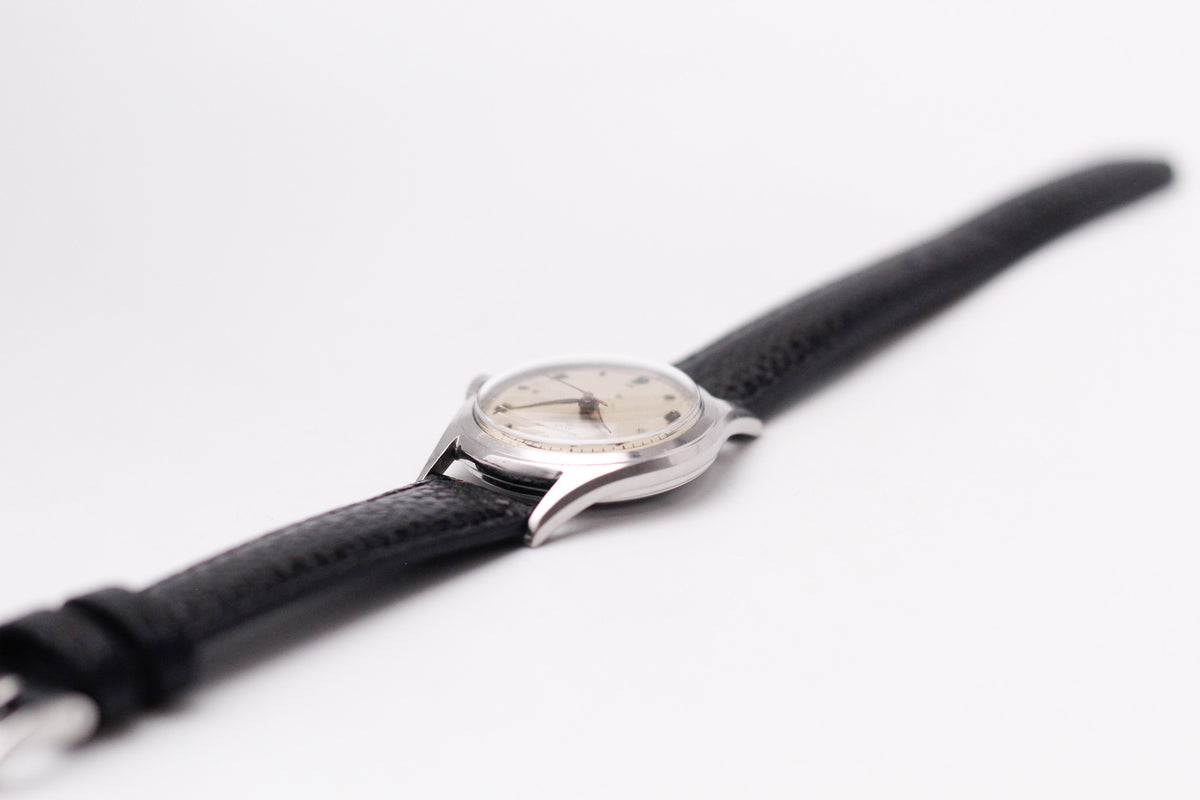 [Serviced] 1950s Wadsworth Mechanical Military Dial Men's Wirst-Watch