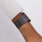 1985 Pulsar Quartz Black Linear Dial Men's Wrist-Watch