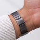 1985 Pulsar Quartz Black Linear Dial Men's Wrist-Watch