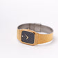 1987 Pulsar Quartz Inky Black Gemstone Dial Men's Wrist-Watch