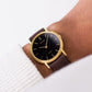 2003 Pulsar Quartz Inky Black Dial Men's Wrist-Watch