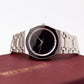 2000s Wittnauer Quartz Inky Black Gemstone Dial Men's Wrist-Watch W/Box & Papers