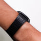 1985 Pulsar Quartz Matte Black Dial Black PVD Case Men's Wrist-Watch