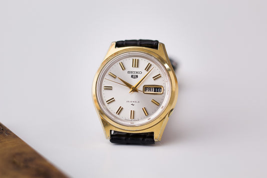 1969 Seiko Automatic Silver Sunburst Dial Men's Wrist-Watch