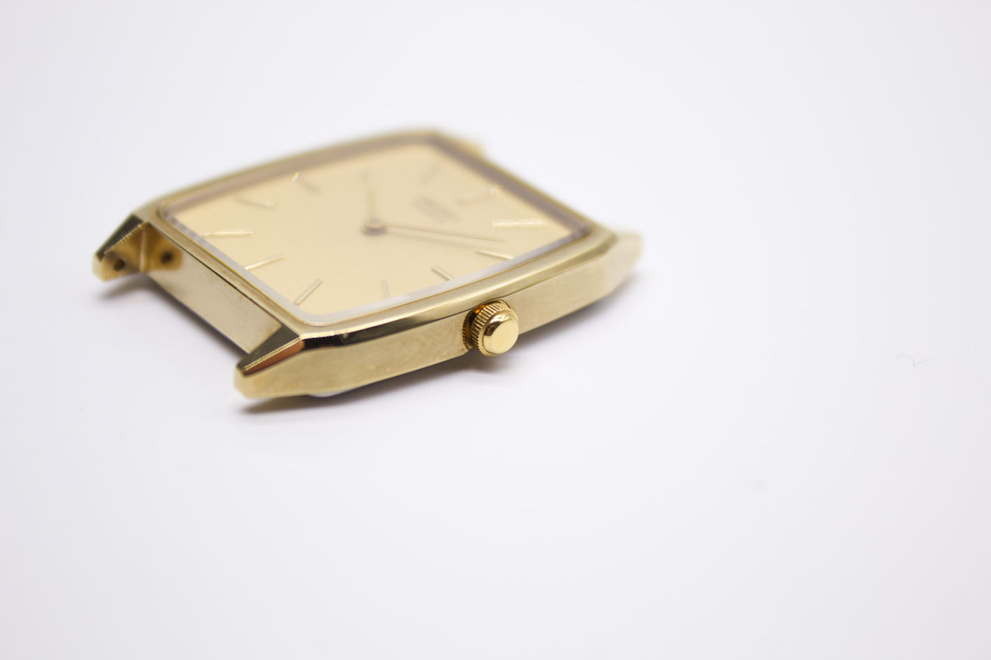 [New Old Stock] 1985 Seiko Quartz 'Tank' Men's Wrist-Watch