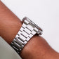 2012 Seiko Automatic Inky Black Arabic Dial Men's Wrist-Watch