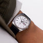 [Serviced] 1970 Seiko Lord-Matic Straight Grain Silver Dial Cushion Case Men's Wrist-Watch