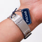 [Near Mint] 2000s Pulsar Quartz Silver Sunburst Dial Two Tone Case Men's Wrist-Watch W/Tag