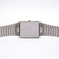 1984 Seiko Quartz Tank Two Tone Silver Dial Men's Wrist-Watch