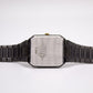 1985 Pulsar Quartz Black Linear Dial Men's Wrist-Watch