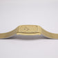 1985 Pulsar Quartz Straight Grain Golden Dial Men's Wrist-Watch