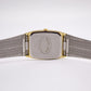 1985 Pulsar Quartz Straight Grain Golden Dial Men's Wrist-Watch