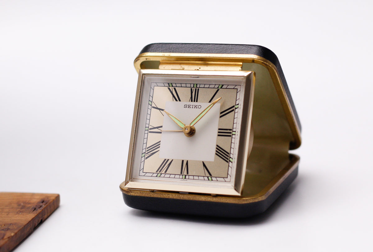 1970s Seiko Mechanical Alarm Clock