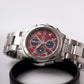 2007 Seiko Chronograph Red Dial Men's Quartz Wrist-Watch