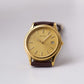 2000 Pulsar Quartz Golden Sunburst Dial Men's Wrist-Watch