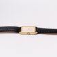 1986 Seiko Tank Straight Grain Golden Dial Men's Wrist-Watch
