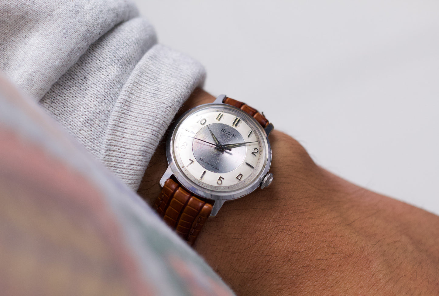 [Serviced] 1960s Elgin Automatic Men's Wrist-Watch