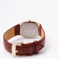 1983 Seiko Quartz Straight Grain Golden Dial Men's Wrist Watch