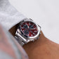 2007 Seiko Chronograph Red Dial Men's Quartz Wrist-Watch