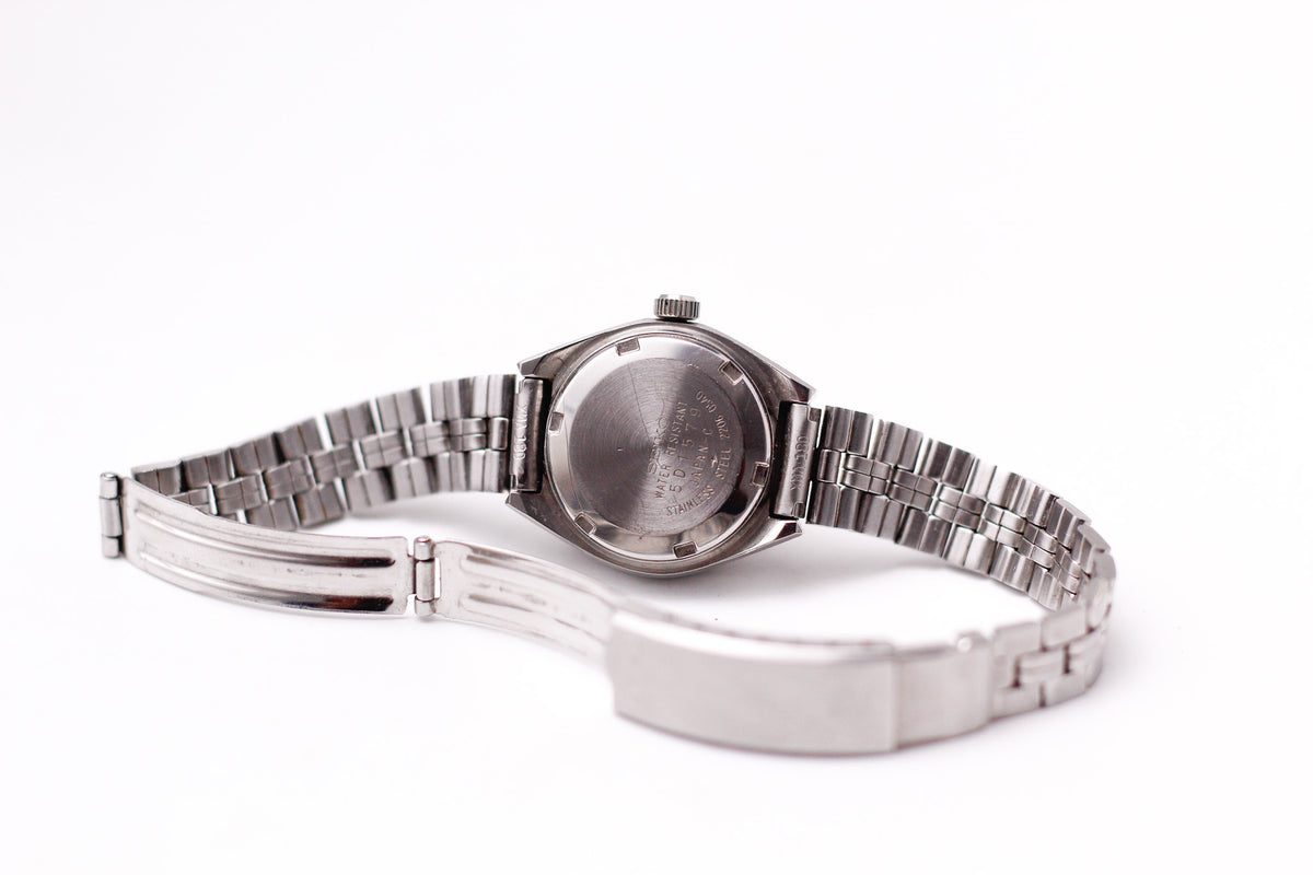 1975 Seiko Automatic Faceted Crystal Roman Dial Ladies' Wrist-Watch