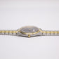 1993 Seiko Quartz Royal Blue Carved Crystal Dial Men's Wrist-Watch