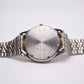 1993 Seiko Quartz Royal Blue Carved Crystal Dial Men's Wrist-Watch
