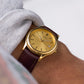 2000 Pulsar Quartz Golden Sunburst Dial Men's Wrist-Watch