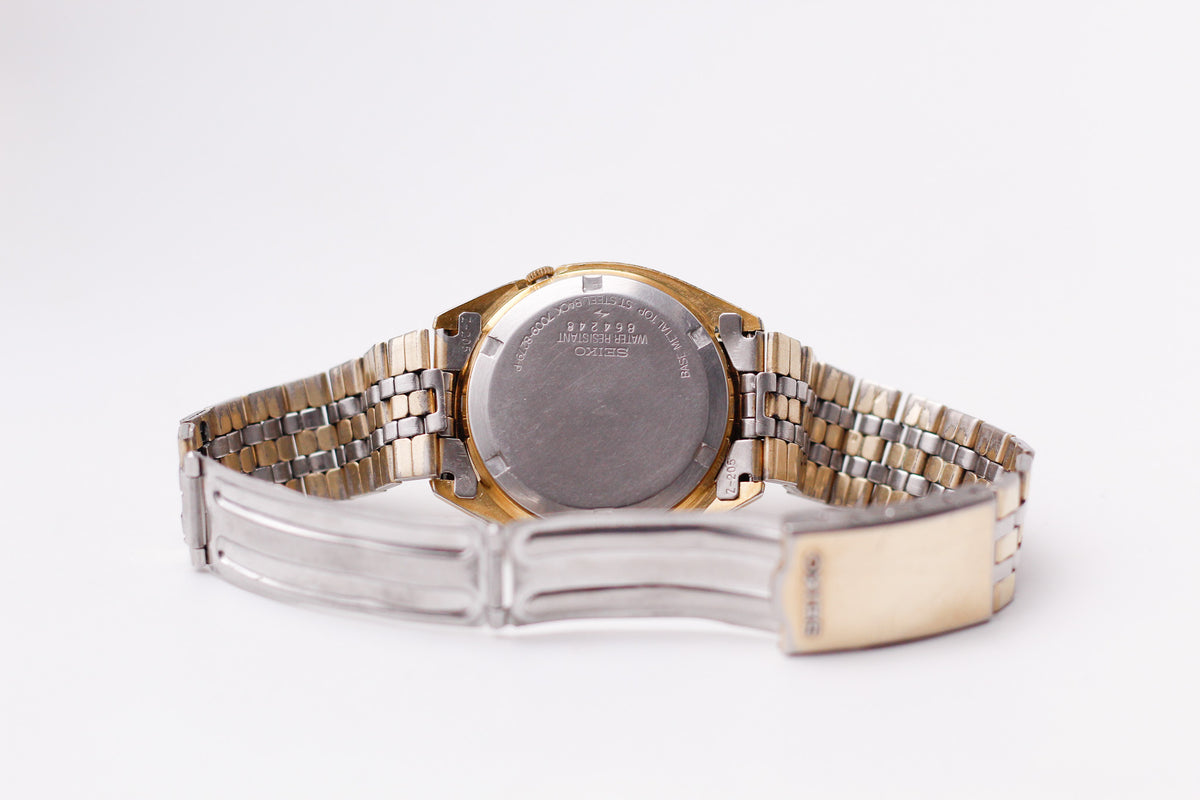 [Serviced] 1978 Seiko Automatic Golden Linen Dial Men's Wrist-Watch