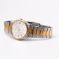 1987 Seiko 'Baby Date-Just' Silver Sunburst Men's Two Tone Wrist-Watch
