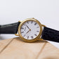 2002 Pulsar Quartz Cream White Roman Numeral Dial Men's Wrist-Watch