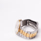 1987 Seiko 'Baby Date-Just' Silver Sunburst Men's Two Tone Wrist-Watch