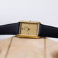 1985 Seiko Quartz 'Gem' Tank Light Golden Dial Men's Wrist-Watch