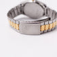 1987 Seiko 'Baby Date-Just' Silver Sunburst Men's Two Tone Wrist-Watch