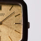 1980 Seiko Quartz Golden Washi Dial Tungsten Case Men's Wrist-Watch