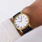 2002 Pulsar Quartz Cream White Roman Numeral Dial Men's Wrist-Watch